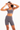 Lightly Supported Removable Padded Bra with Back Detail Smoke Women's Sports Bra - Surge